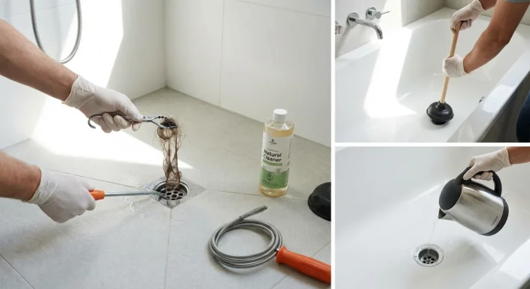 Comment déboucher une douche et une baignoire